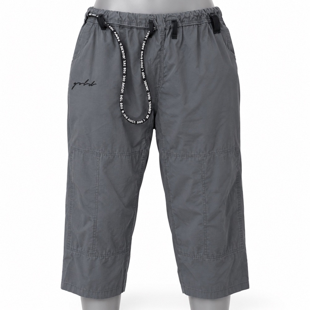 Gold Mens Grey Ripstop Gi Jujitsu Pants Relaxed Fit Utility Trousers